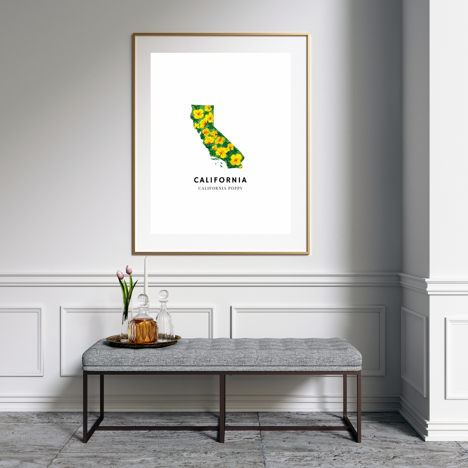 California State Flower art print