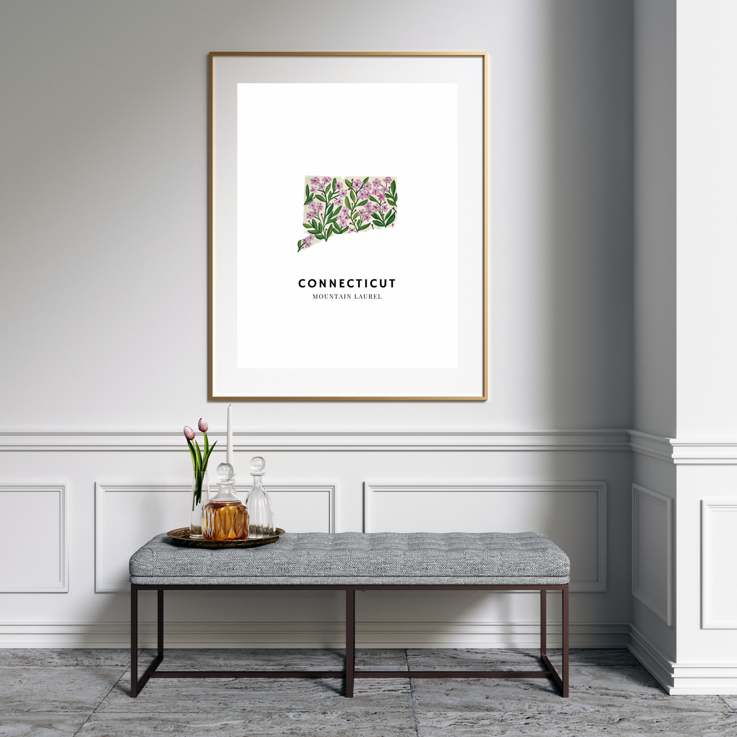 Connecticut State Flower art print