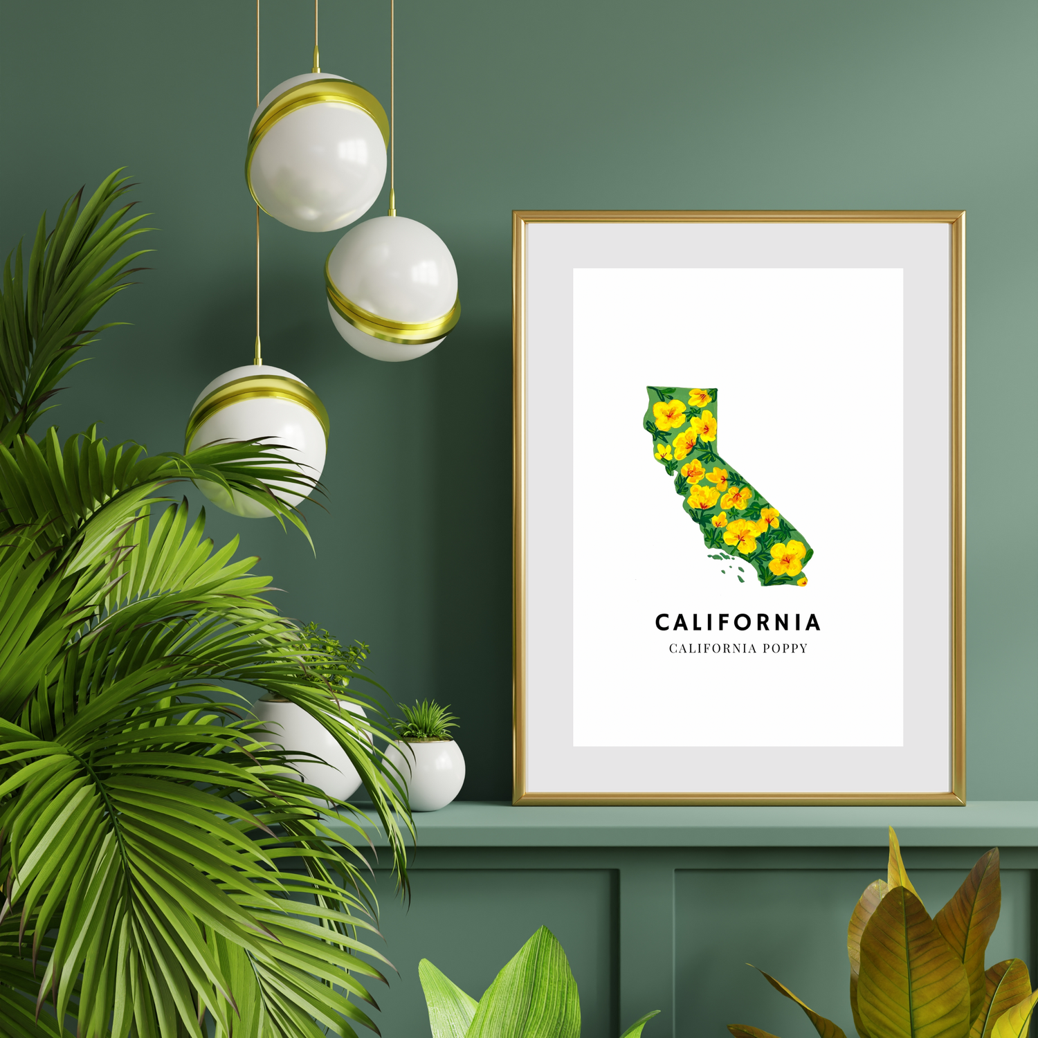 California State Flower art print