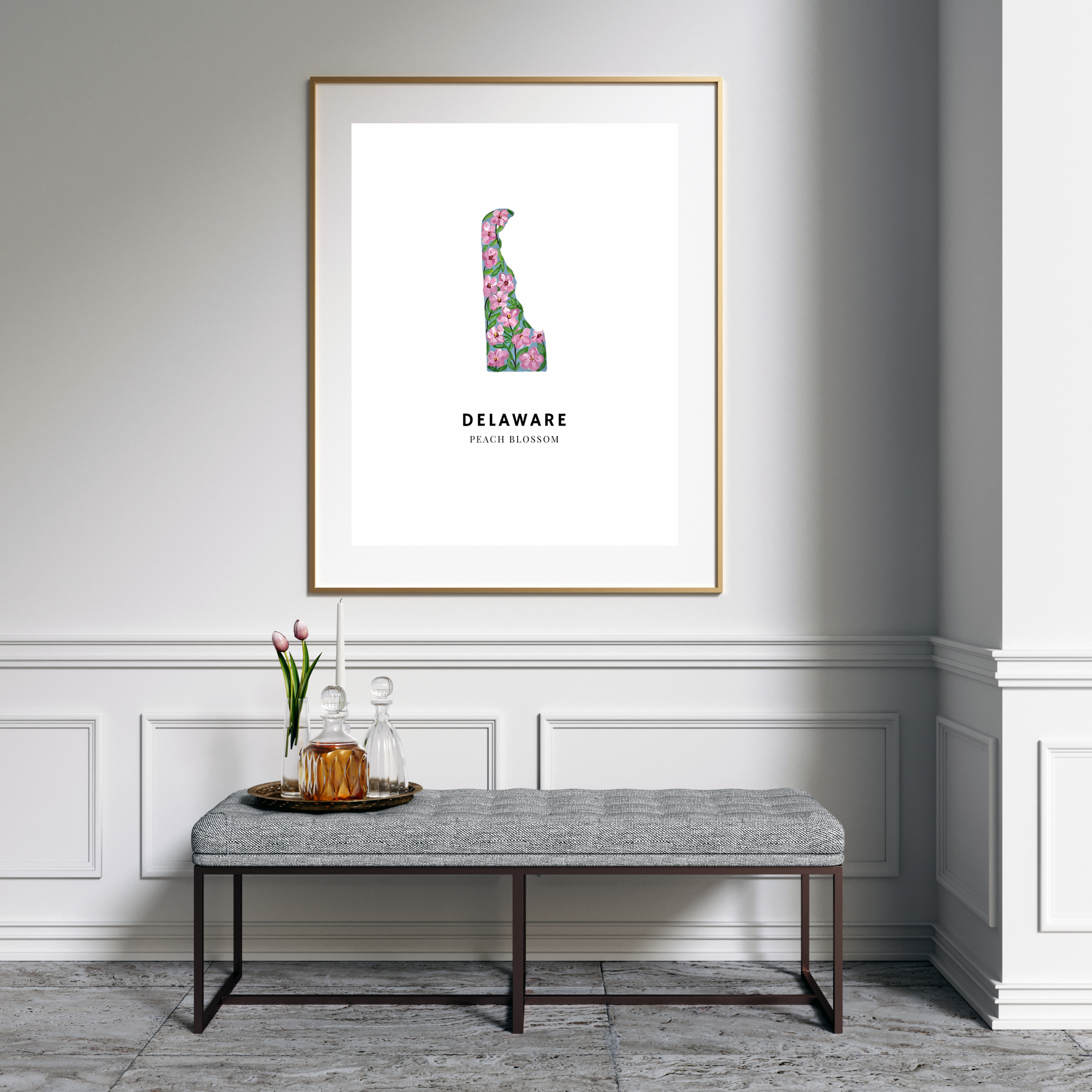 Delaware State Flower art print