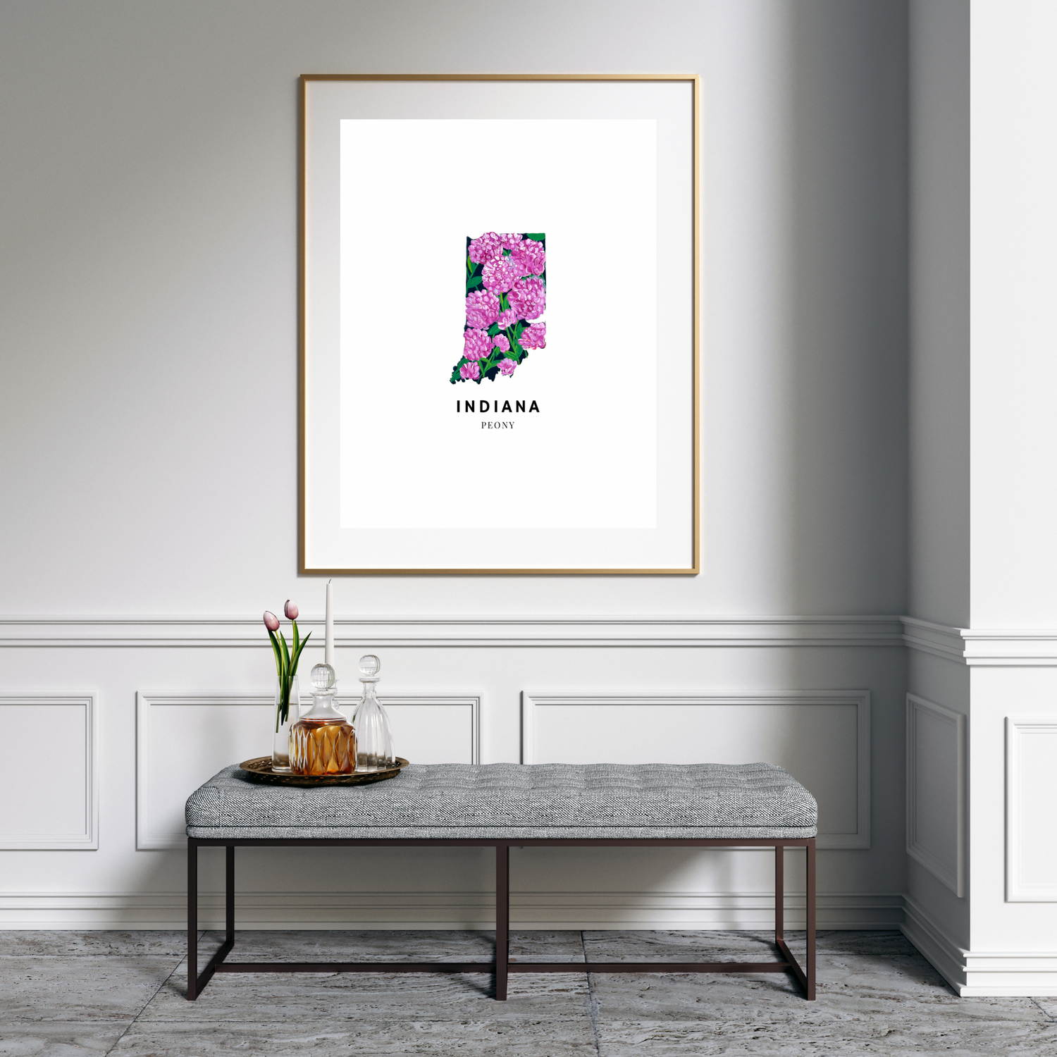 Indiana State Flower art print