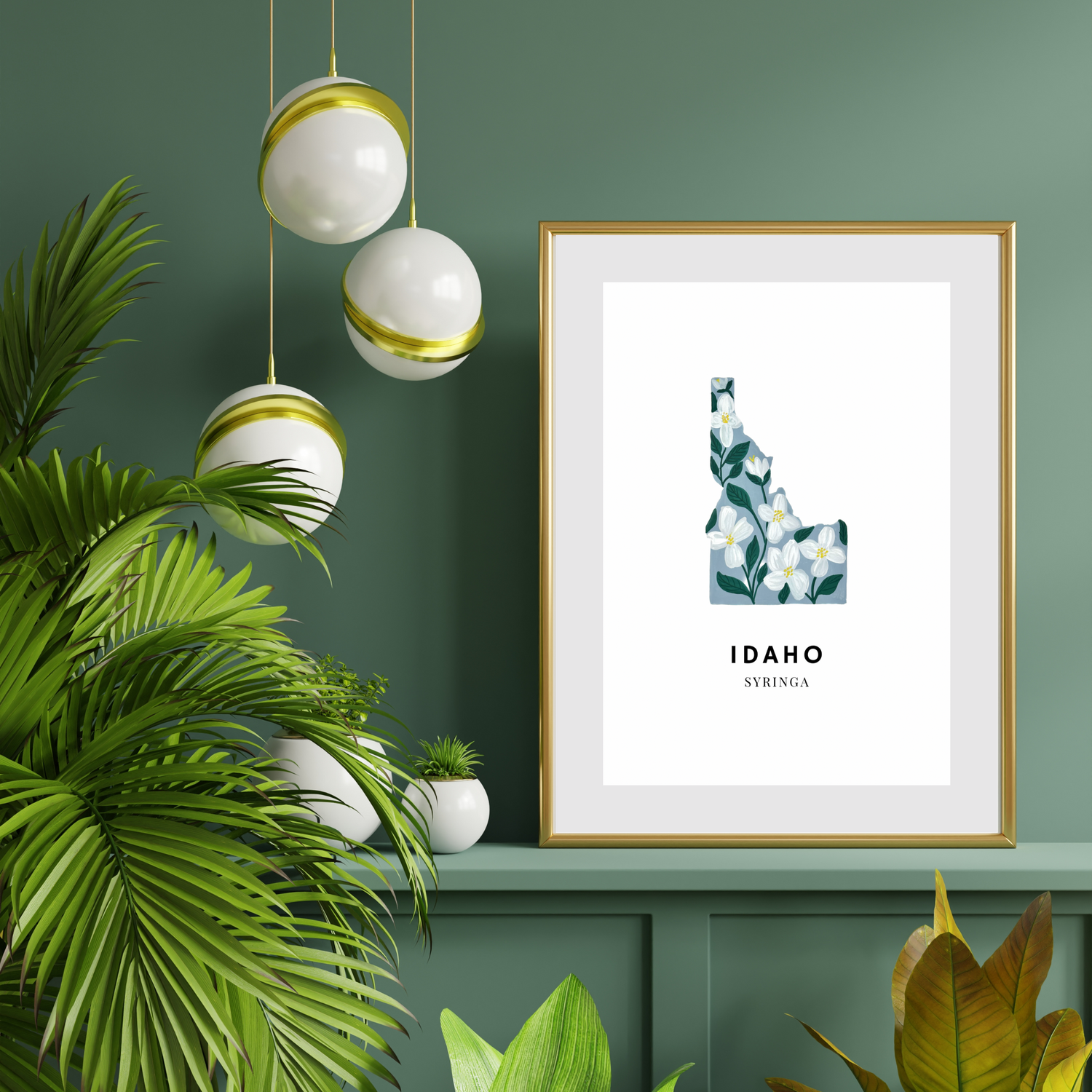 Idaho State Flower art print