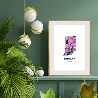 Indiana State Flower art print