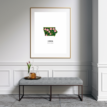 Iowa State Flower art print