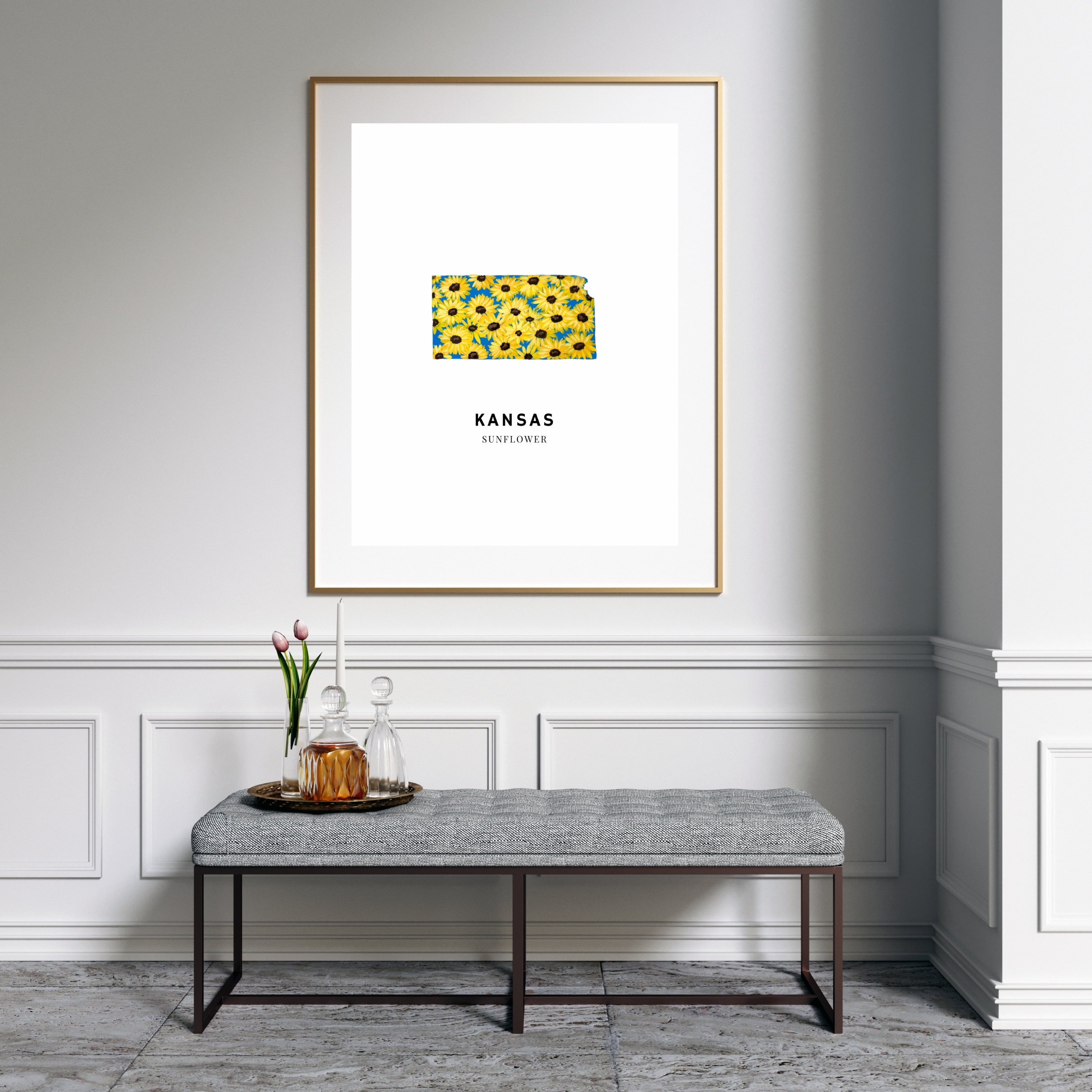 Kansas State Flower art print