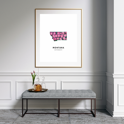 Montana State Flower art print