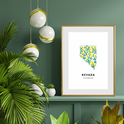 Nevada State Flower art print