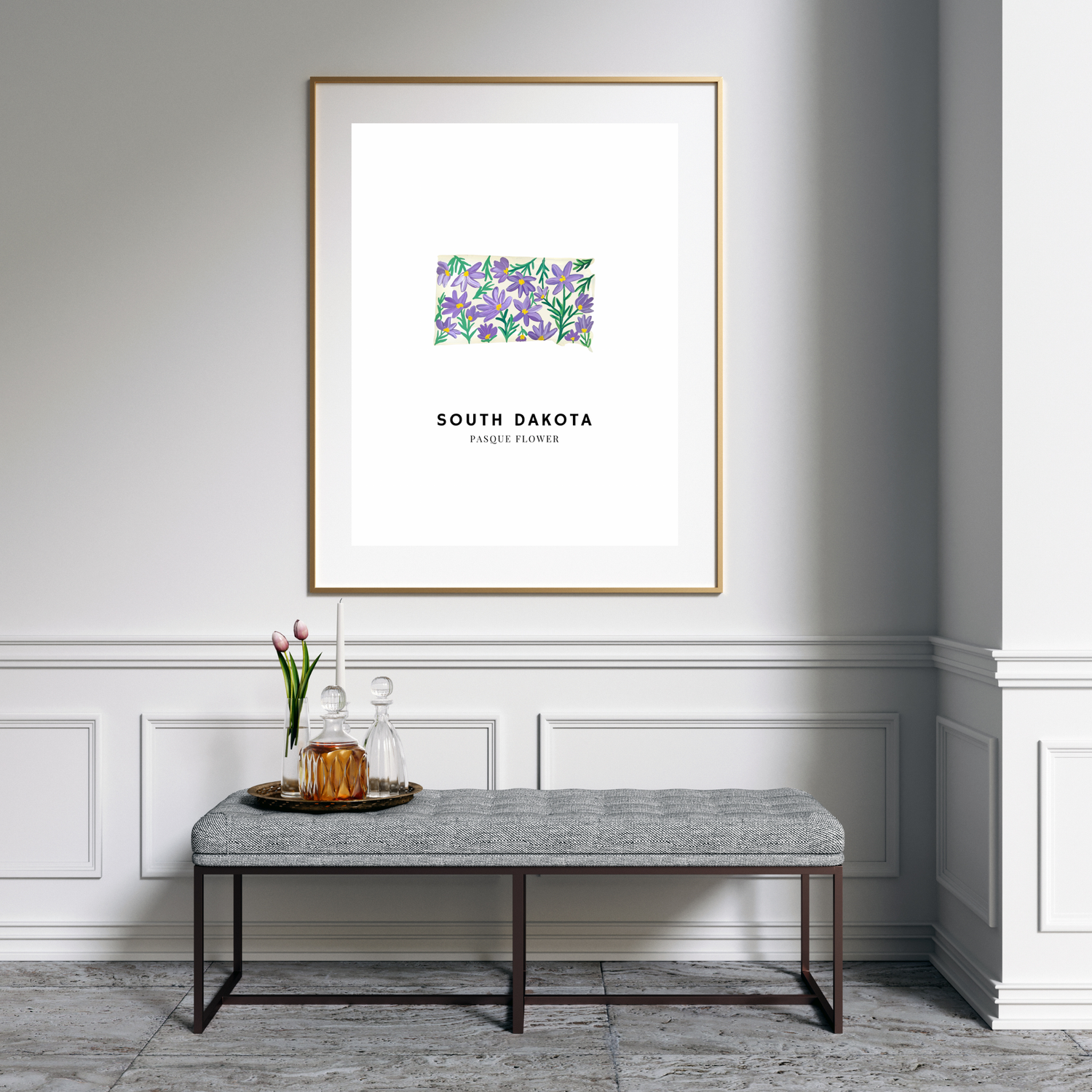 South Dakota State Flower art print