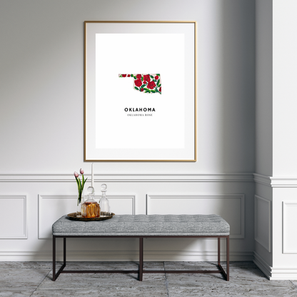 Oklahoma State Flower art print