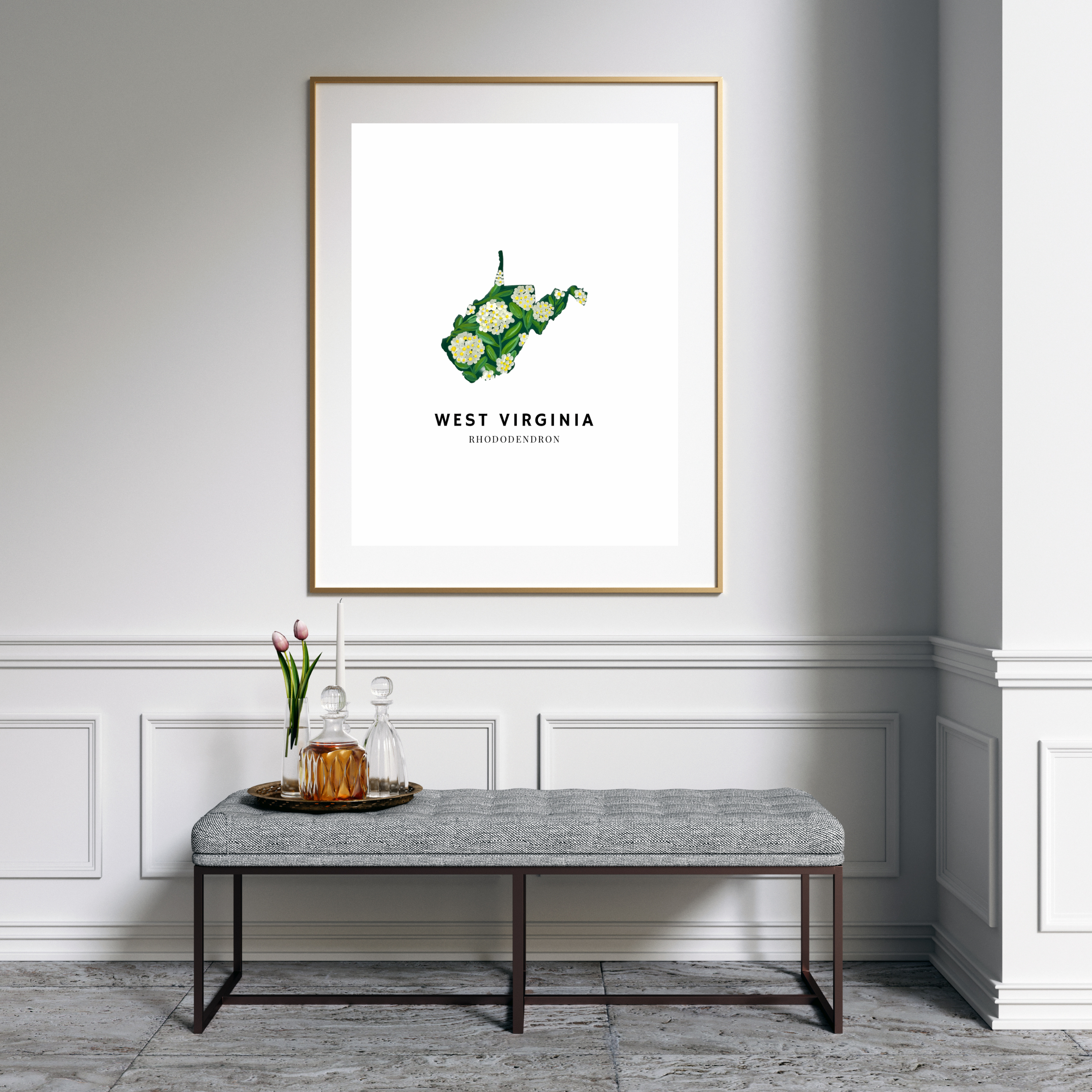 West Virginia State Flower art print