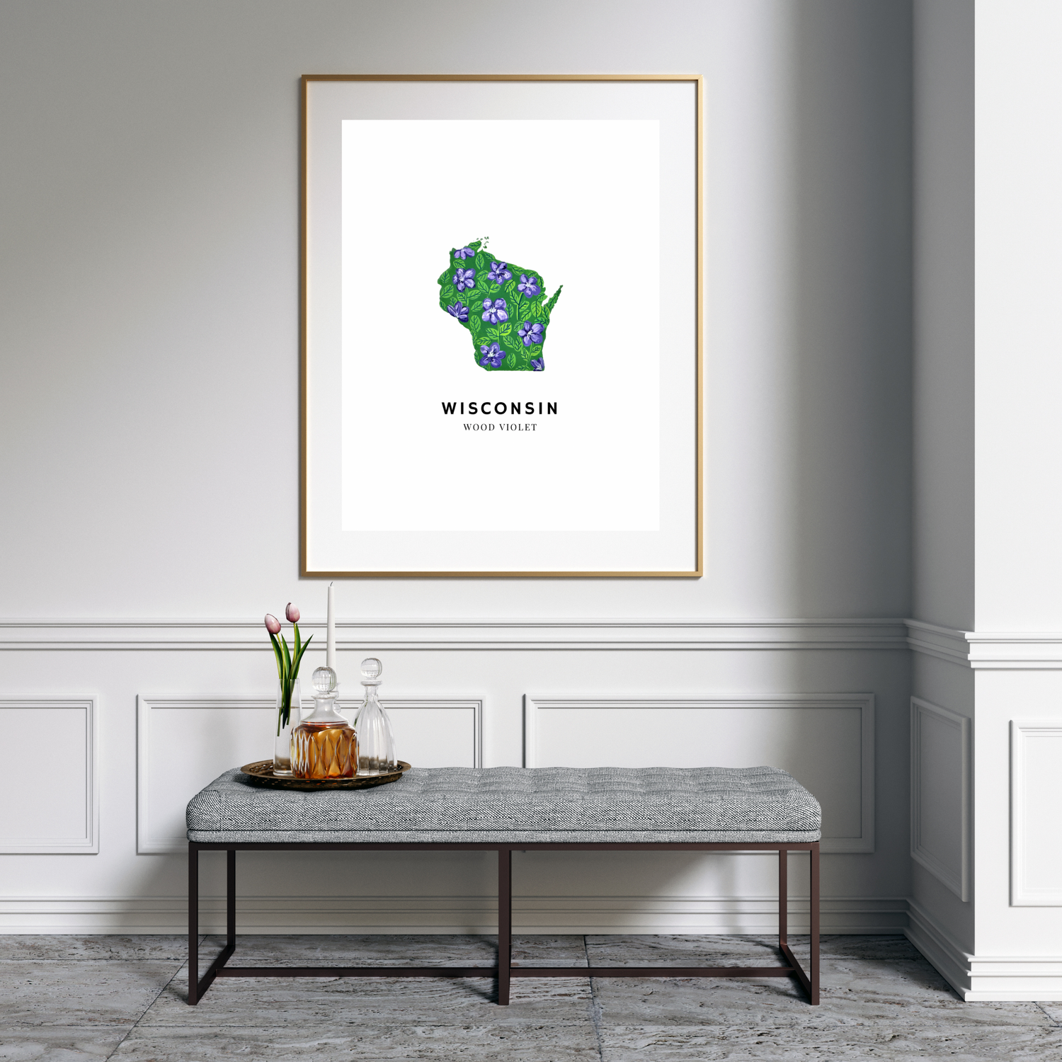 Wisconsin State Flower art print