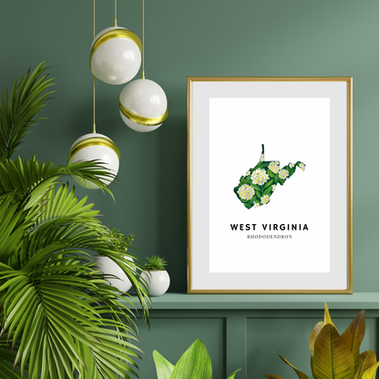 West Virginia State Flower art print