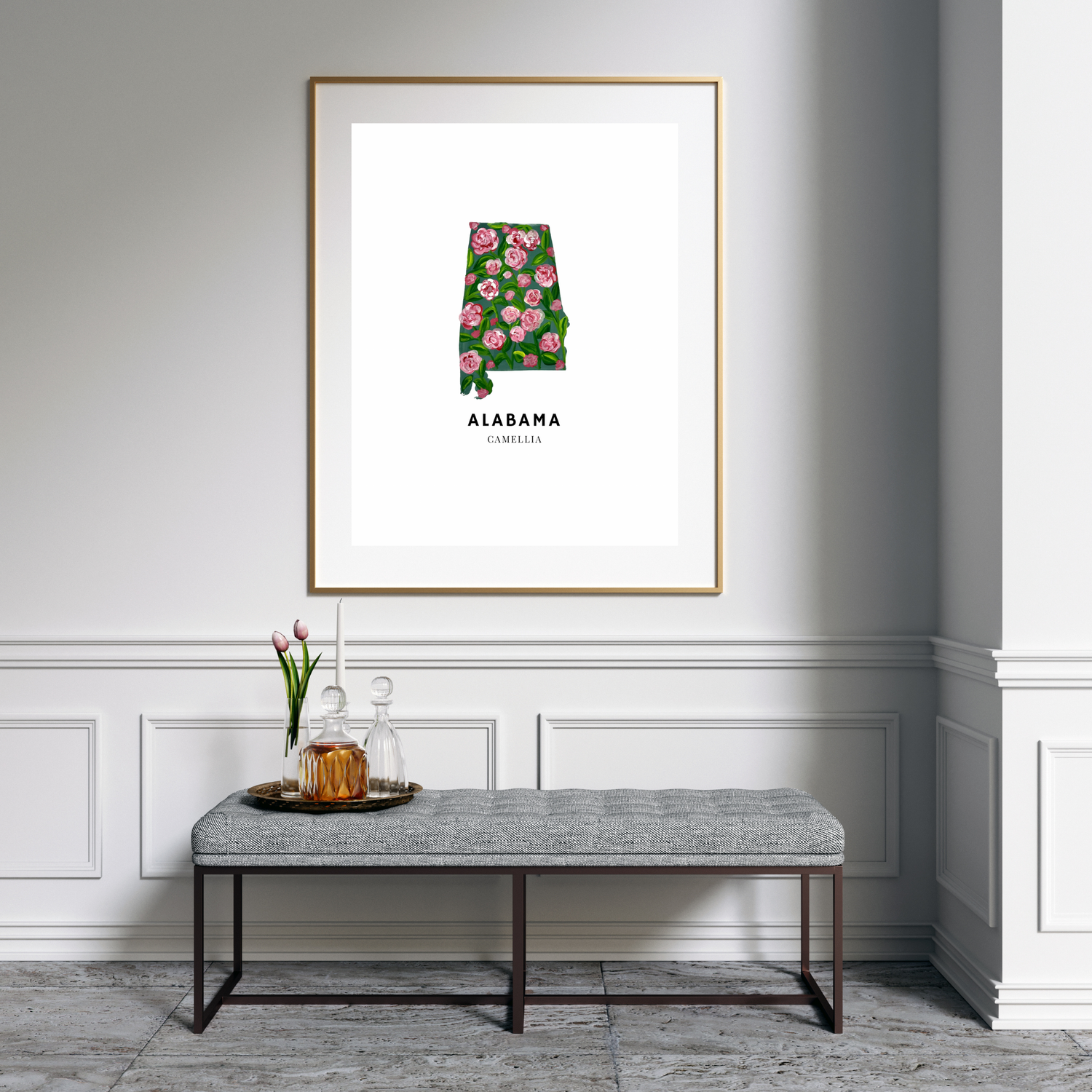 Alabama State Flower art print