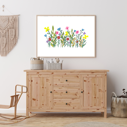 Blooming Flowers art print