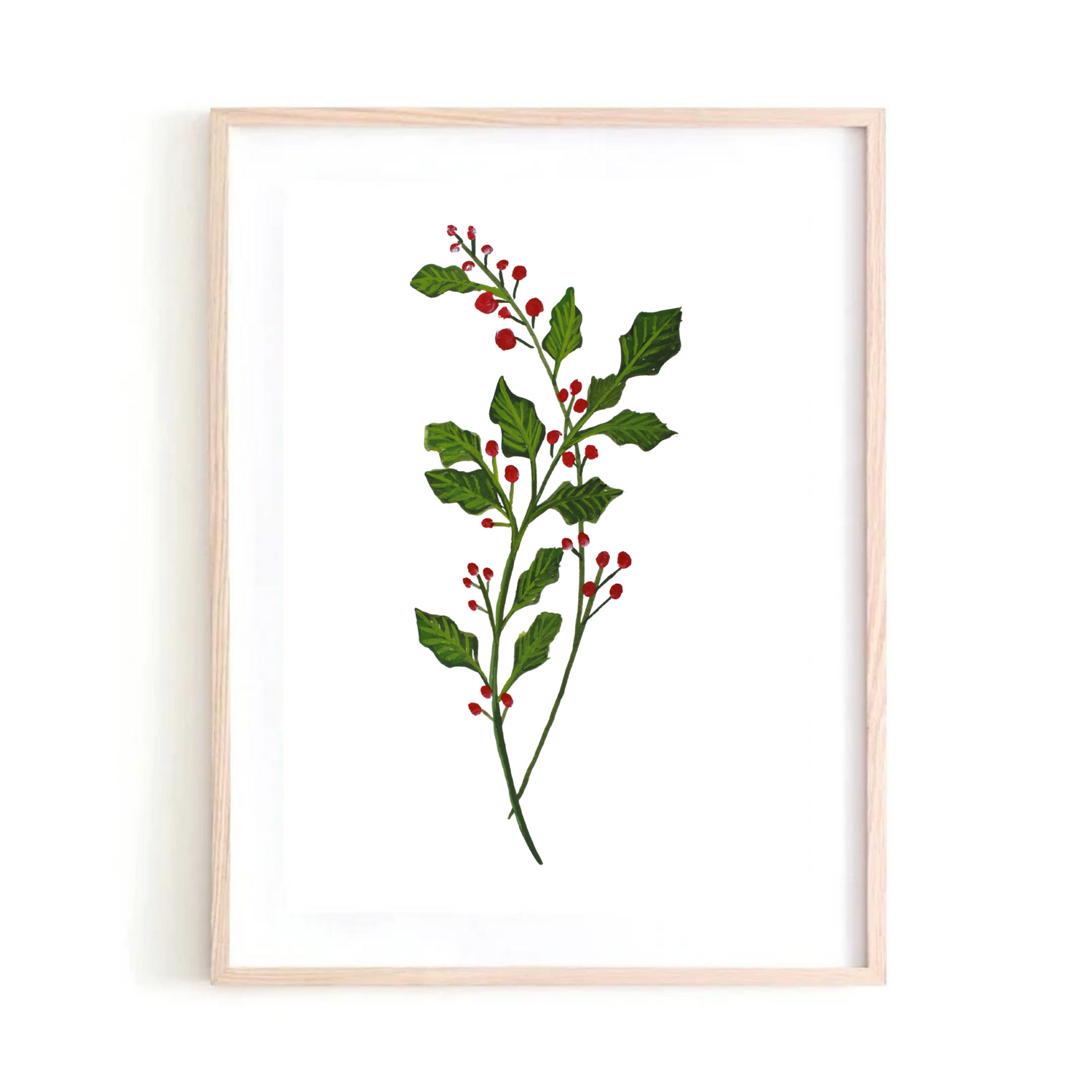 Holly Berry art print