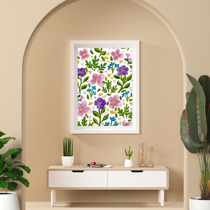 Colorful Flowers art print