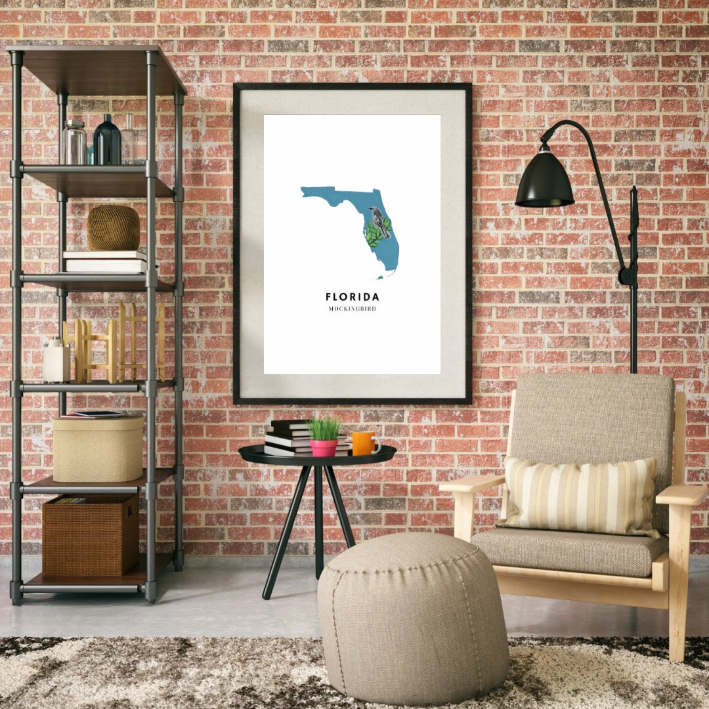 Florida State Bird art print