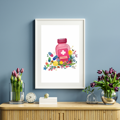 Pharmacology art print