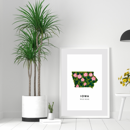 Iowa State Flower art print