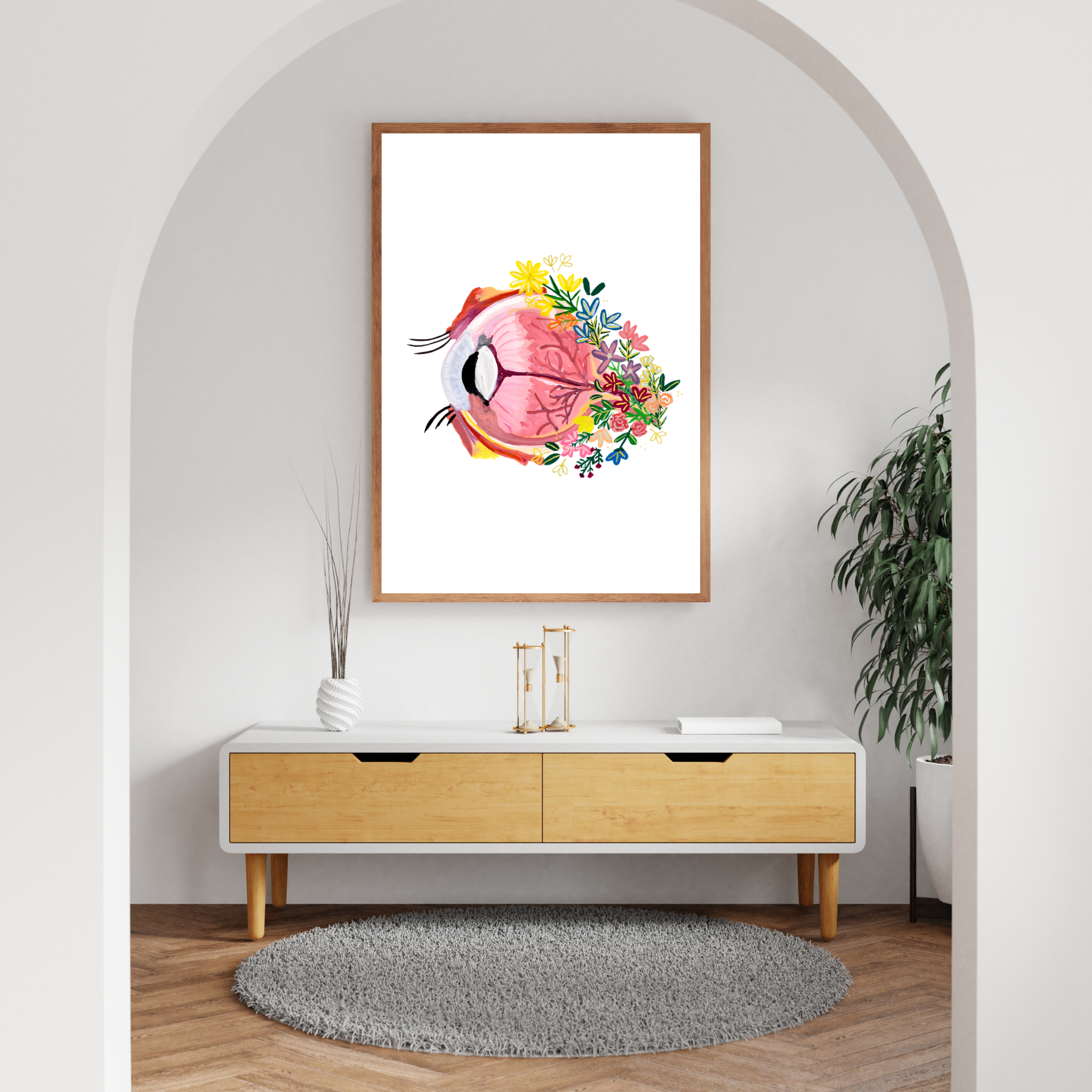 Eye art print