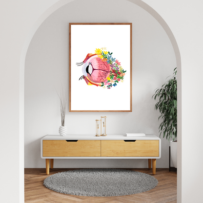 Eye art print