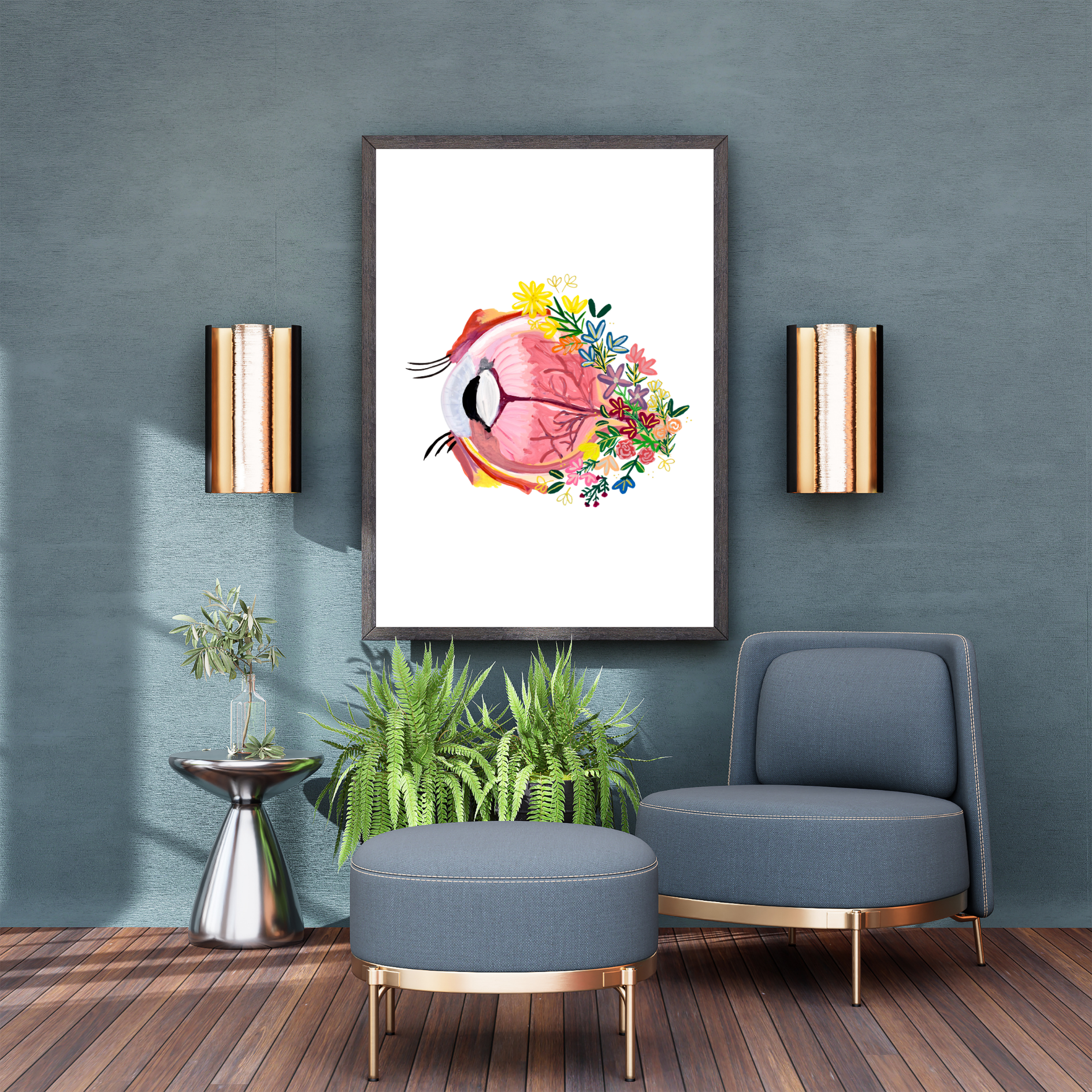 Eye art print