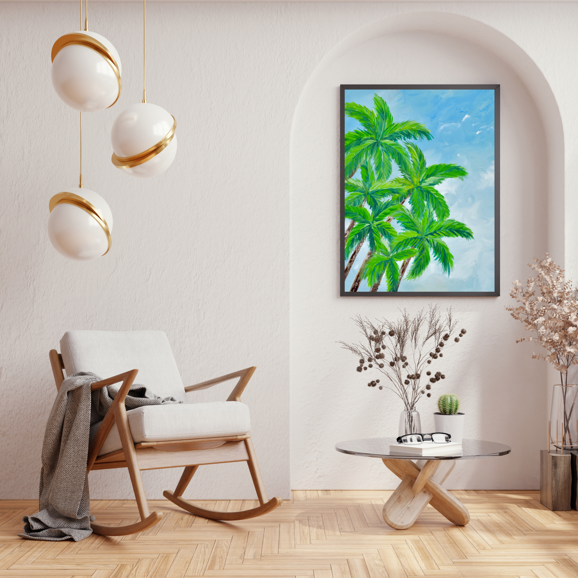 Palm art print