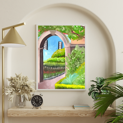 Arch College of Charleston art print