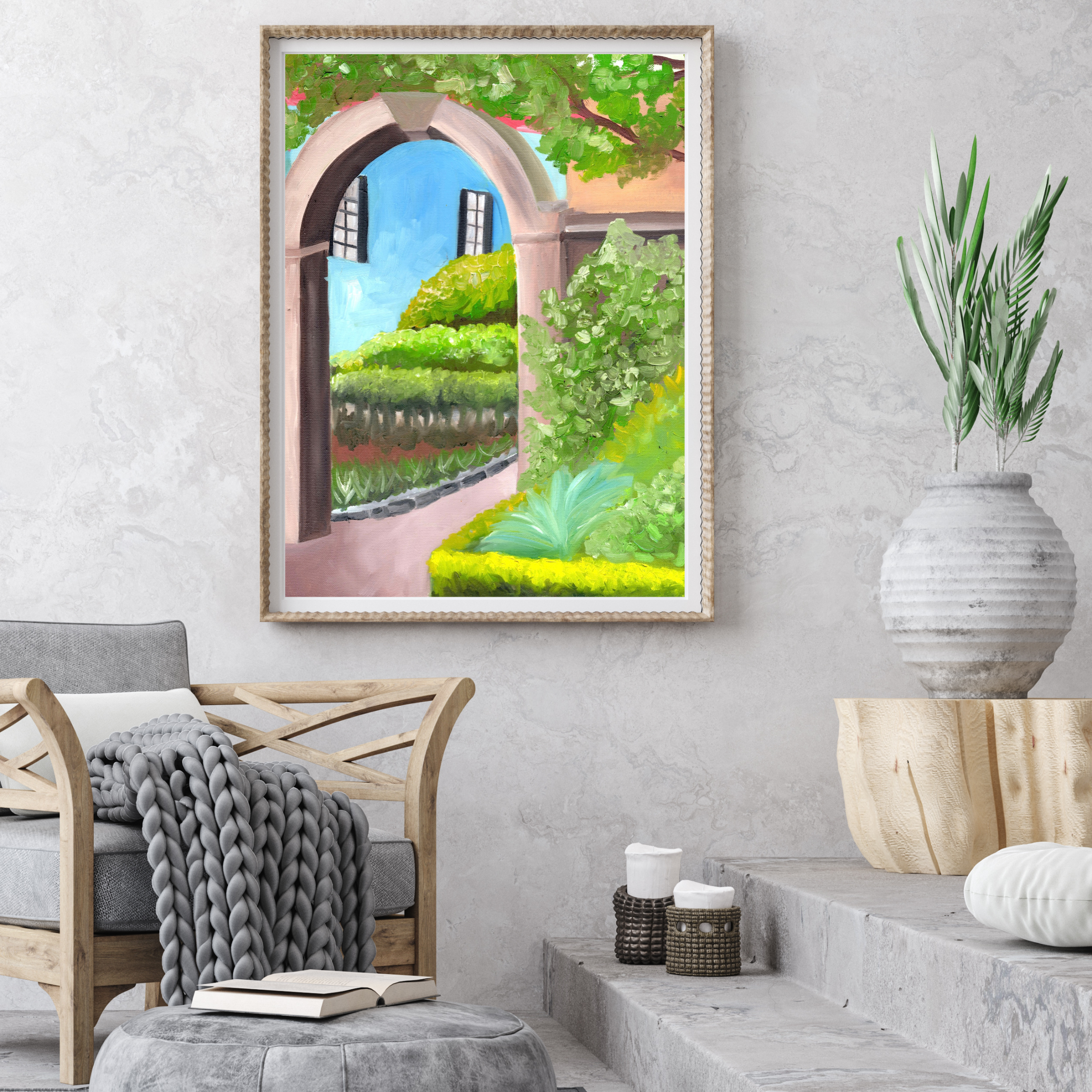 Arch College of Charleston art print