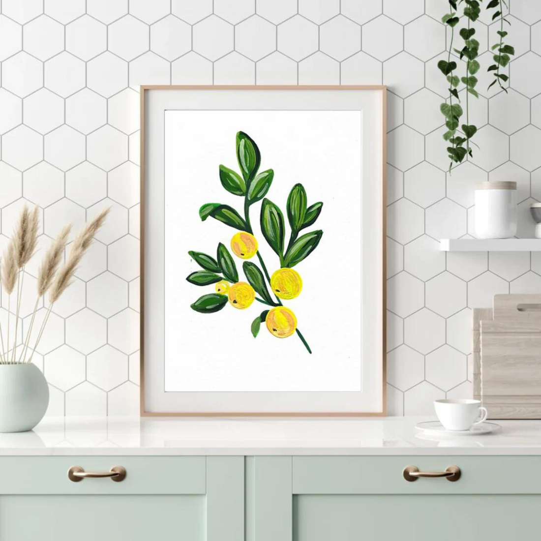 Lemons art print