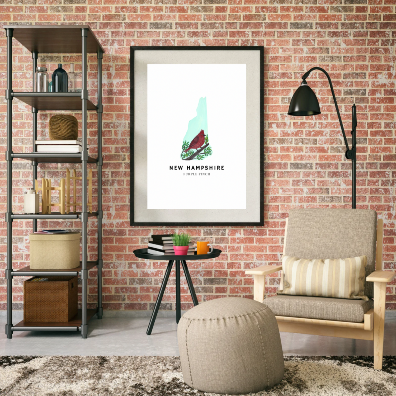 New Hampshire State Bird art print