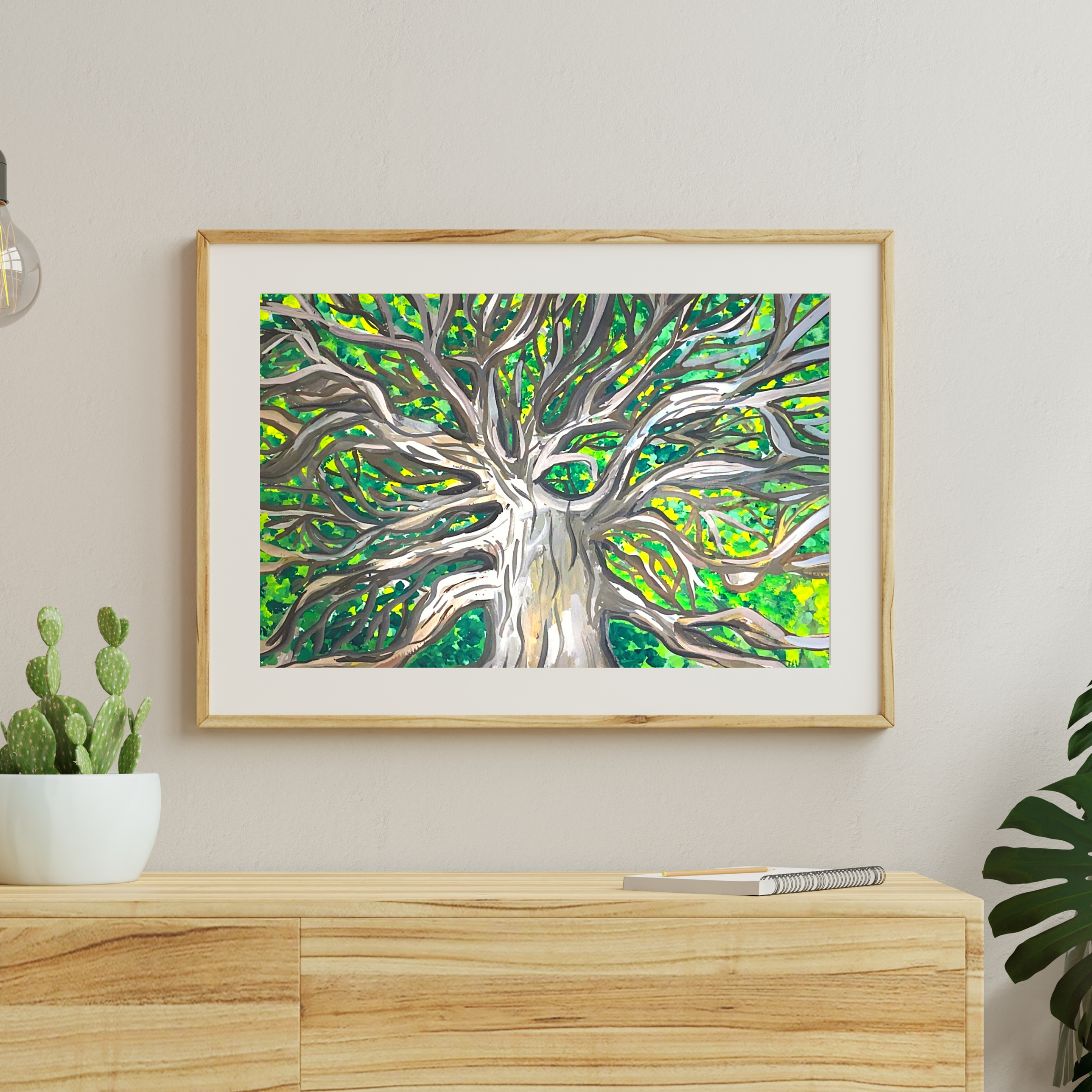 Angel Oak Tree Charleston art print