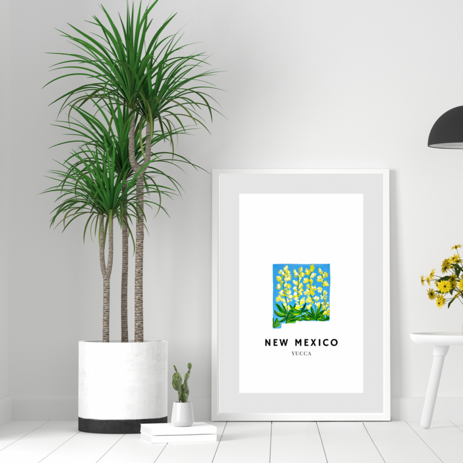 New Mexico State Flower art print