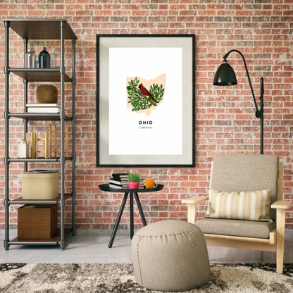 Ohio State Bird art print