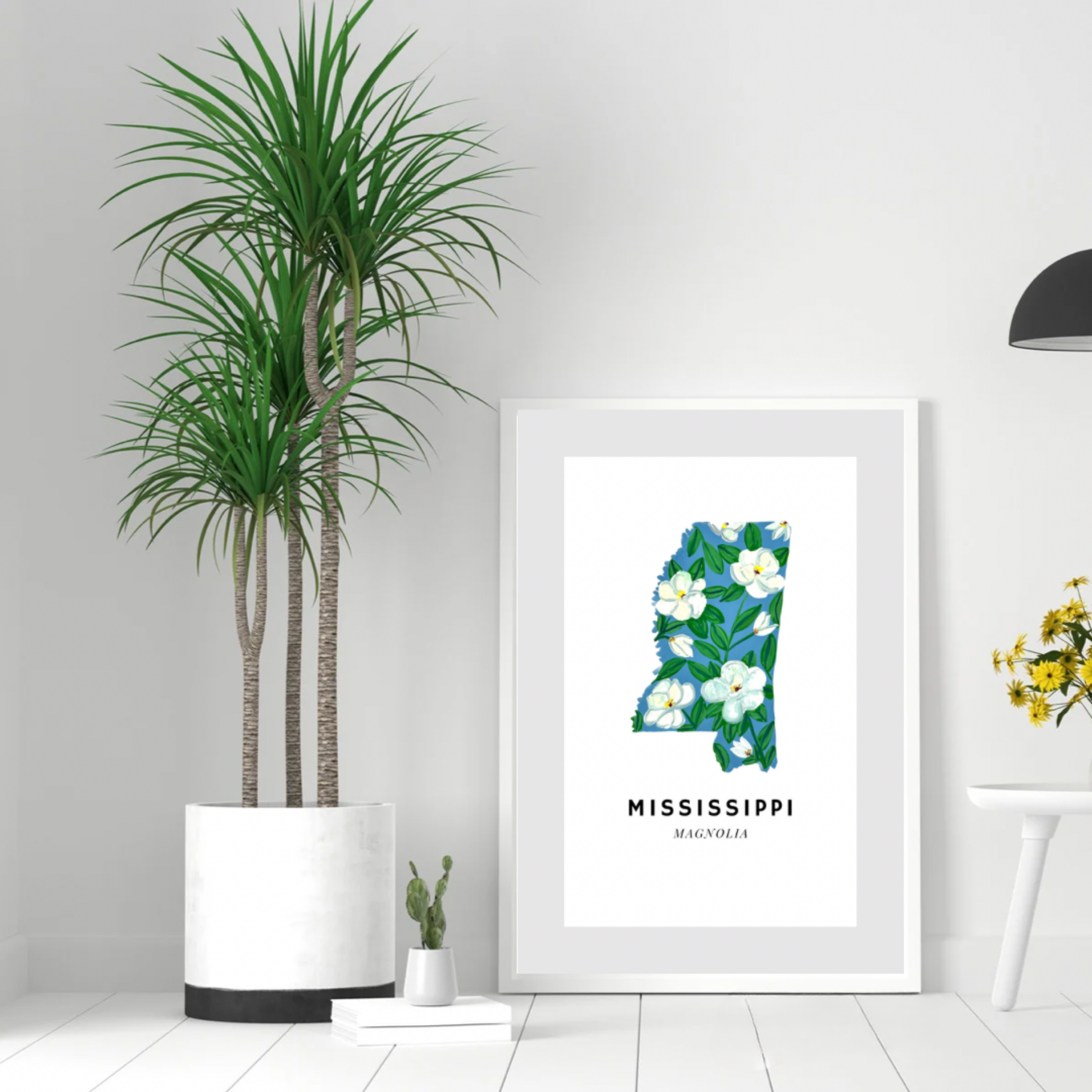 Mississippi State Flower art print