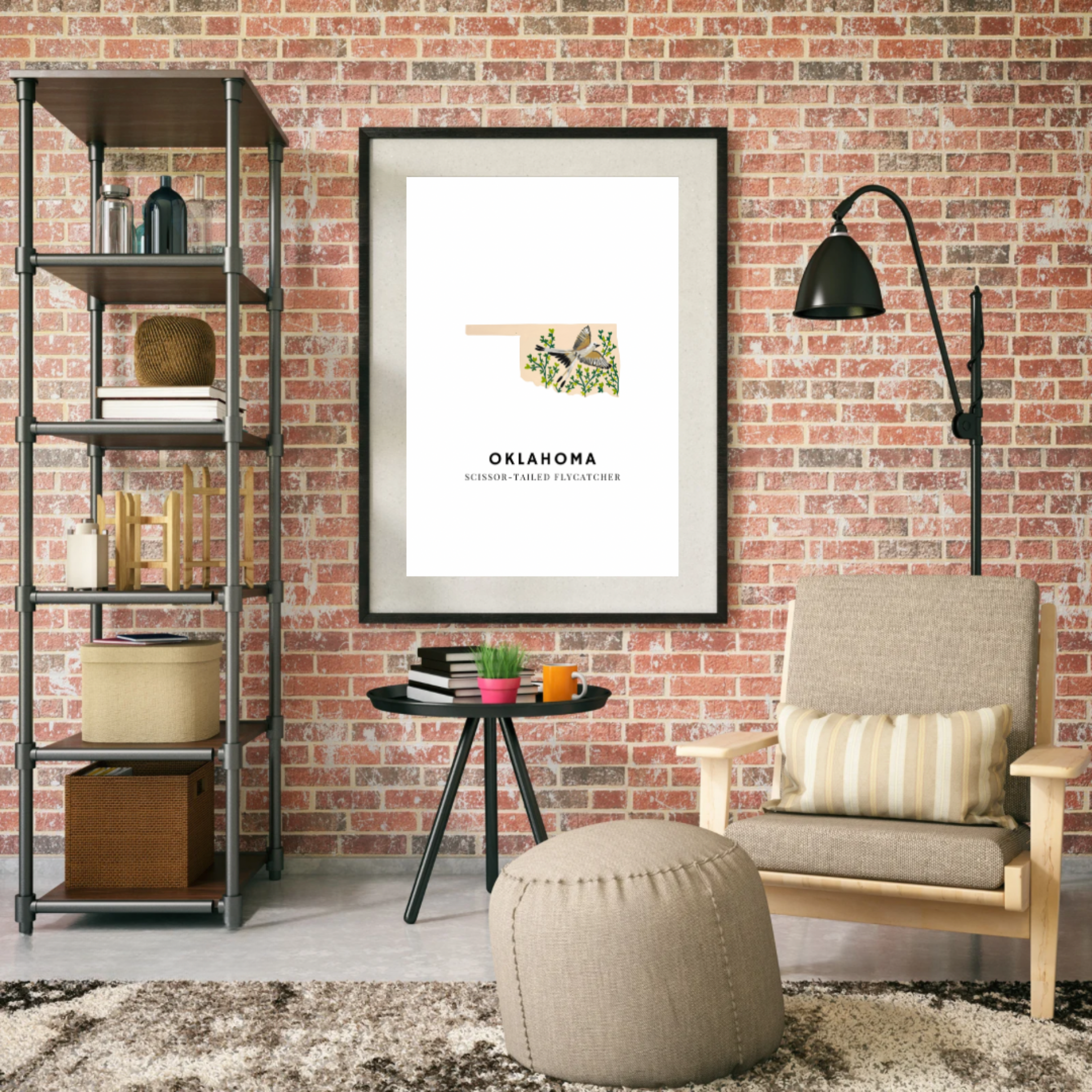 Oklahoma State Bird art print