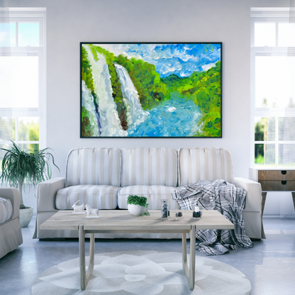 Waterfall art print