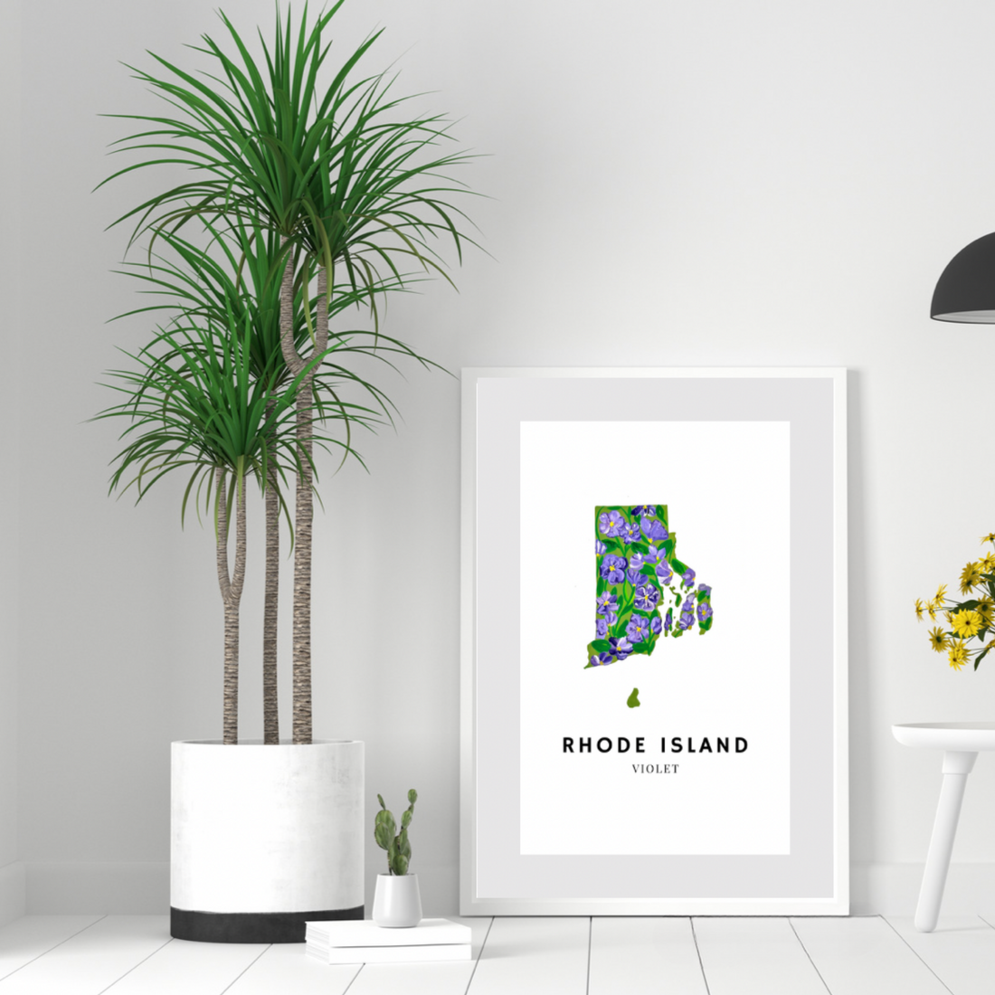 Rhode Island State Flower art print