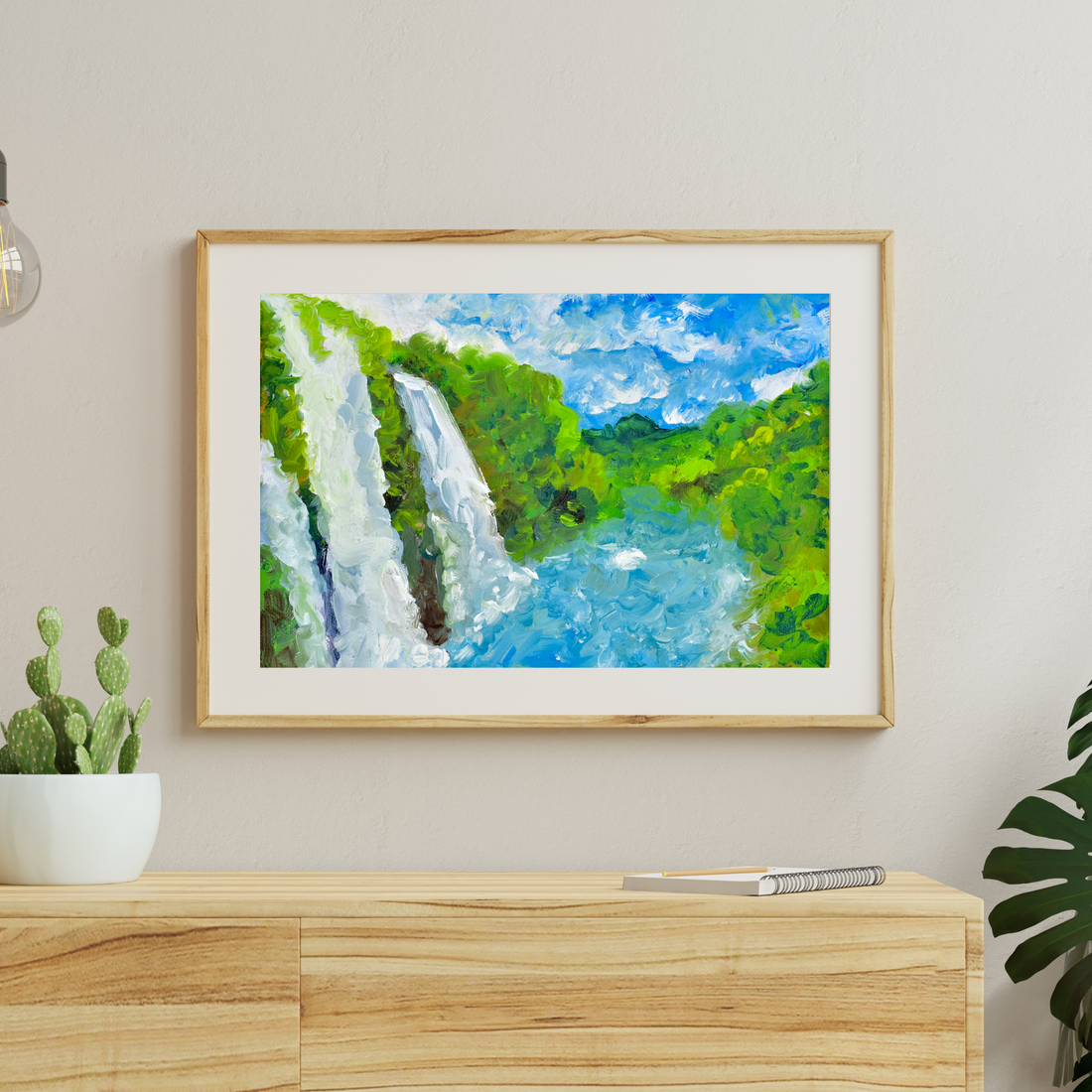 Waterfall art print