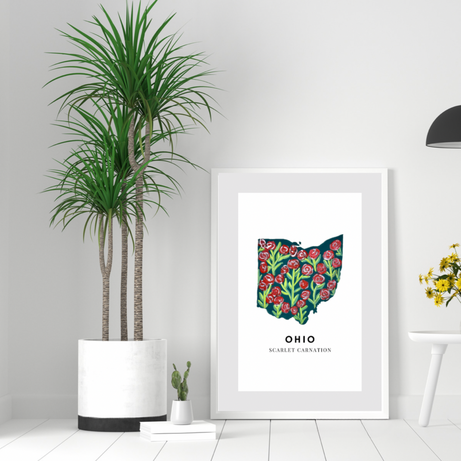 Ohio State Flower art print