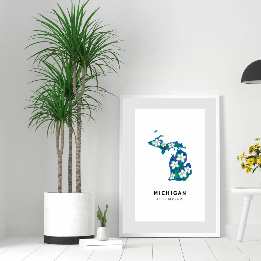 Michigan State Flower art print