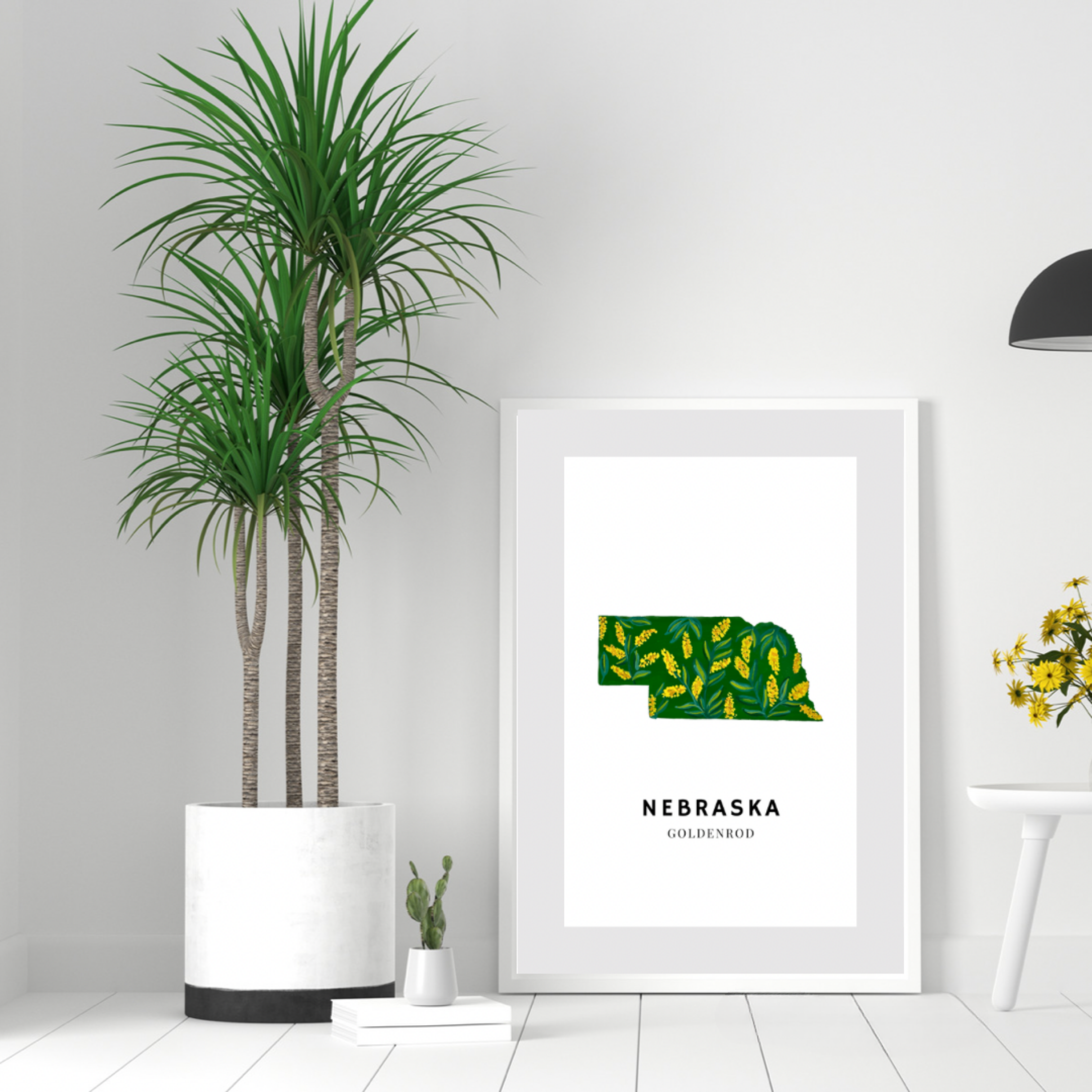 Nebraska State Flower art print