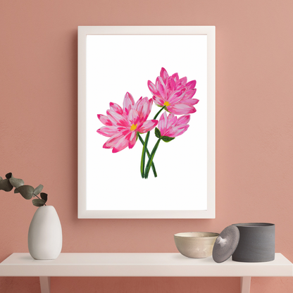 Water lily art print