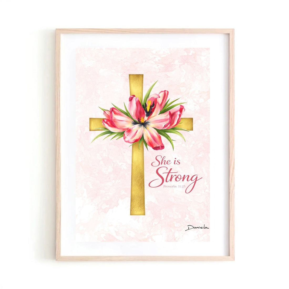 She is Strong Art Print
