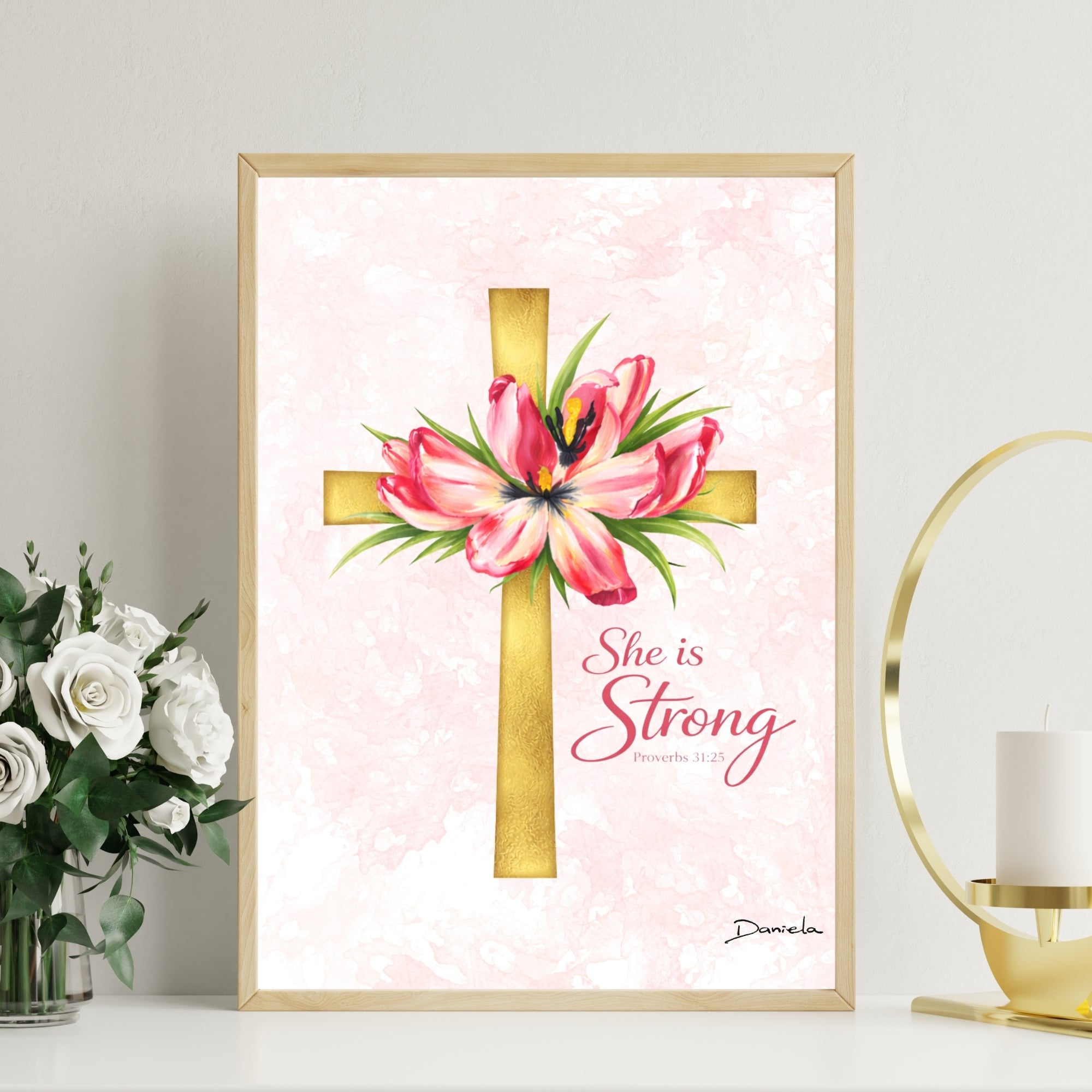 She is Strong Art Print