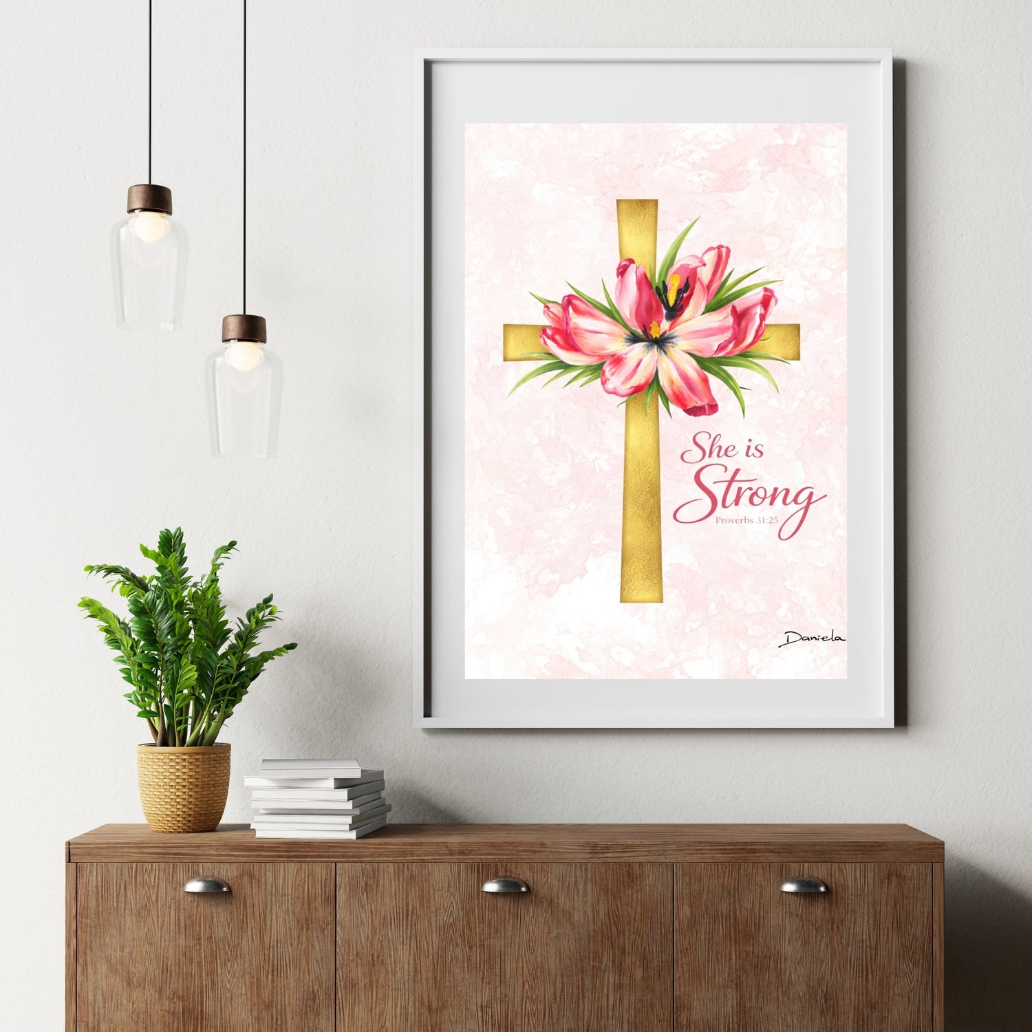 She is Strong Art Print