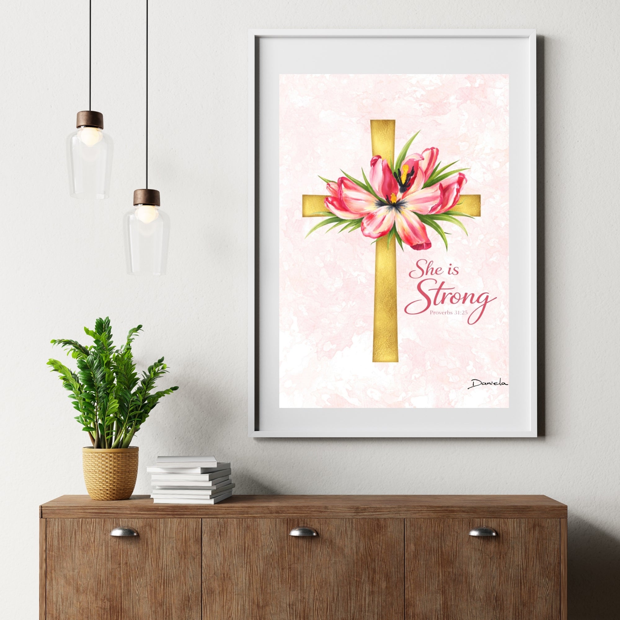 She is Strong Art Print