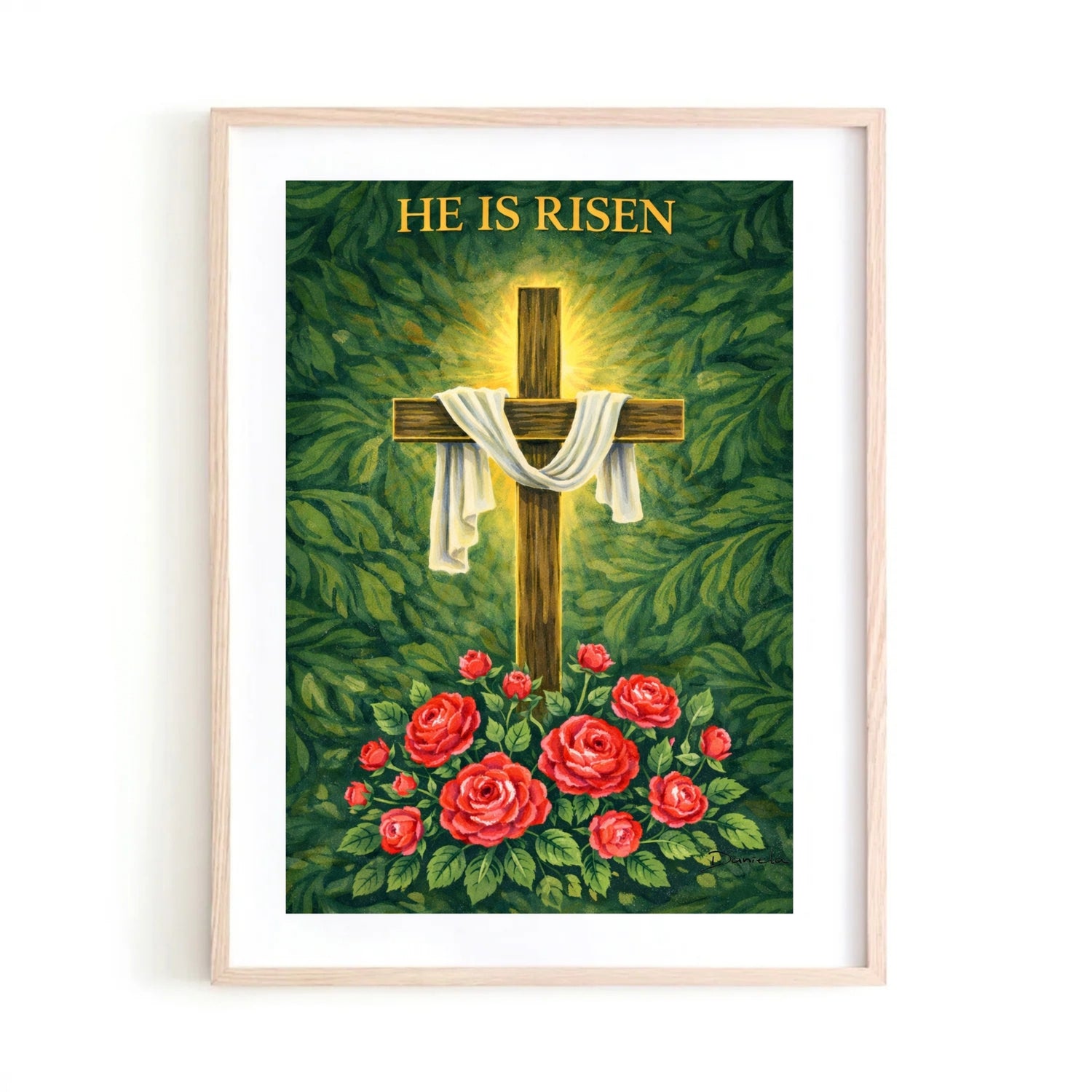 He is Risen Art Print