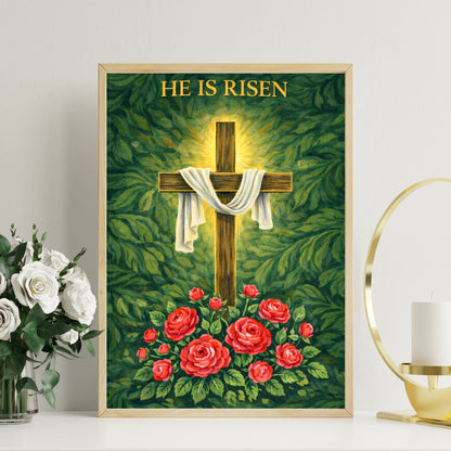 He is Risen Art Print