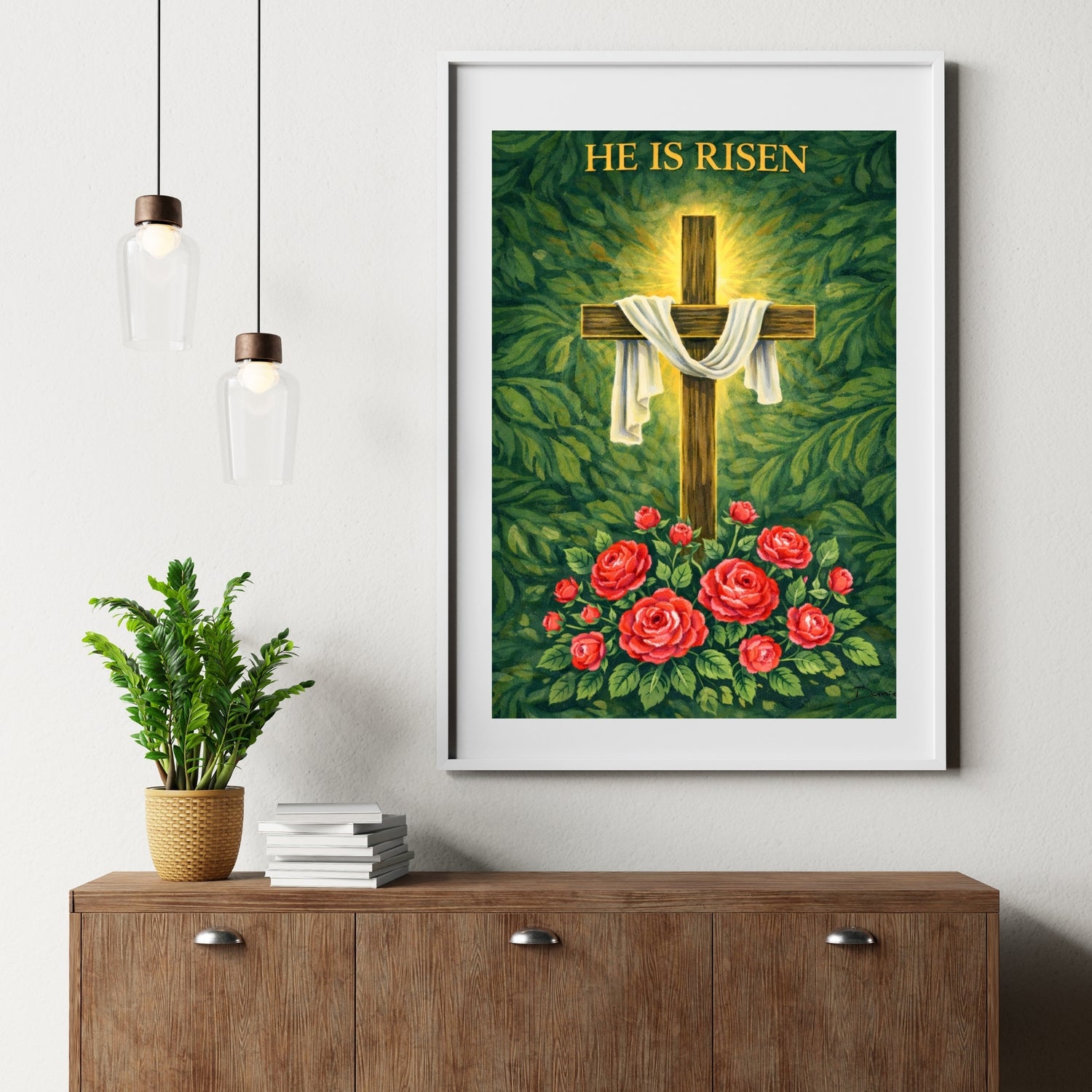 He is Risen Art Print